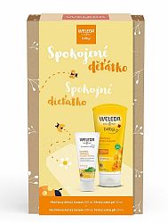 WELEDA Set darčekový Spokojné dieťatko nechtíkový detský šampón 200ml + detský zubný gél 50ml