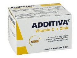 ADDITIVA VITAMIN C+ ZINOK 80TBL