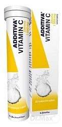 Additiva Vitamin C Zitrone šumivé tabliety 20 ks