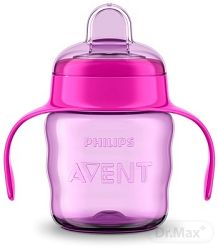 Avent Hrnček Pre Prvé Dúšky Klasik 200ml S Držadlami ružová