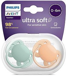 Avent Philips šidítko Ultrasoft Premium 2 ks zelená