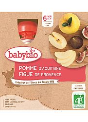 Babybio Pyré jablko figa 4 x 90 g