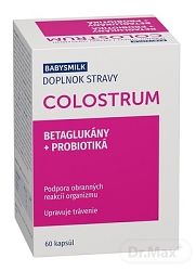 Babysmilk Colostrum + Betaglukány + Probiotiká 60 kapsúl