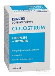 Babysmilk Colostrum + Cordyceps + Sylimarín 60 kapsúl