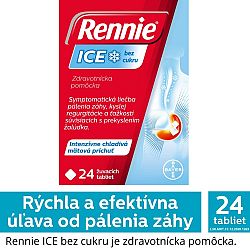 Bayer Rennie Ice bez cukru 24 ks