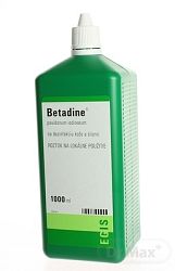 Betadine dezinfekčný roztok 100 mg/ml sol.der.1 x 1000 ml