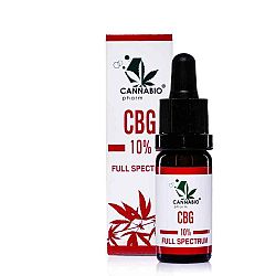 CANNABIOpharm CBG konopný olej 10% FULL SPECTRUM 10 ml