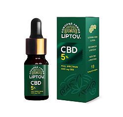 CBD olej Konopná farma Liptov 10 ml 5%