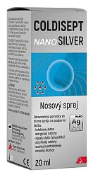 Coldisept nanoSILVER nosný sprej 20 ml