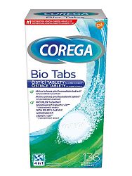 Corega Bio Antibakteriální tablety 136 ks