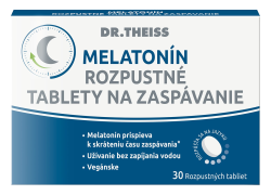 Dr.Theiss MELATONÍN tablety na zaspávanie 30 ks