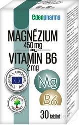 EdenPharma MAGNÉZIUM + Vitamín B6 30 tabliet