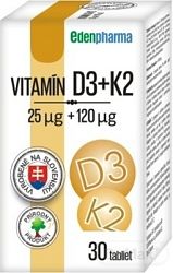 EdenPharma Vitamín D3 + K2 30 tabliet