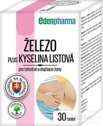 EDENPharma ŽELEZO PLUS KYSELINA LISTOVÁ