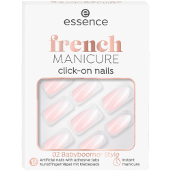 Essence French Manicure Click & Go Nails umelé nechty 02 Babyboomer Style 12 ks