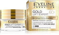 Eveline Gold Lift Expert denný/nočný krém 60+ 50 ml