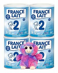 FRANCE LAIT 2 4X400G + PLYSOVE ZVIERATKO