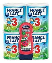 FRANCE LAIT 3 4X400G + BUBCHEN KIDS VESELA MALINA