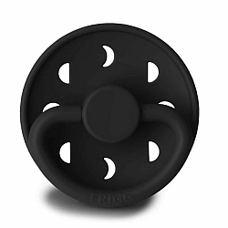 FRIGG Moon Phase silikónový cumlík Jet Black,, +6m, 1 ks