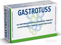 Gastrotuss tabliety žuvacie antirefluxné 24 ks