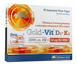 Gold-Vit D3 + K2 30 kapsúl