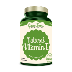 GreenFood Přírodní Vitamin E 60 kapsúl