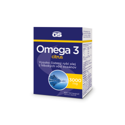 GS Omega 3 citrus, 100+50 kapsúl