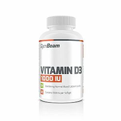 GymBeam Vitamín D3 1000 IU 60 kapsúl