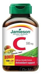 JAMIESON VITAMÍN C 500 mg tropické ovocie