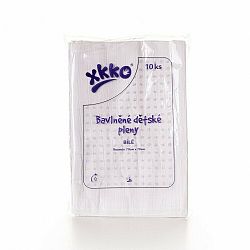 KIKKO XKKO Classic bavlnené 70 x 70 biele 10 ks