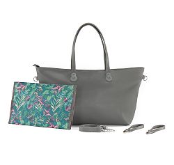 KINDERKRAFT Taška prebaľovacia Treasurebag Dark Grey