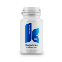 Kompava Magnesium Chelate +B6 585 mg 120 kapsúl