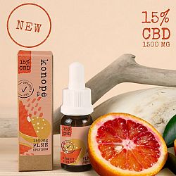 Konope co. 15% CBD Fresh Červený Pomaranč Full Spektrum 1500mg 10 g