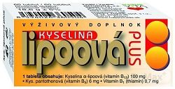 Kyselina lipoová Plus 60 tabliet