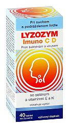 Lyzozym Imuno C D so selénom a vitamínmi E a K 40 žuvacích tabliet