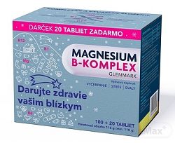 Magnesium B-komplex Glenmark Vianočné balenie 120 tabliet