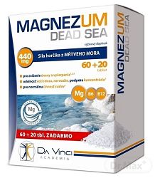 Magnezum Dead Sea - DA VINCI 60+20 tbl. zadarmo