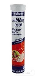 MedPharma JABLČNÝ OCOT+INULÍN+VIT.C tbl eff 20 kapsúl