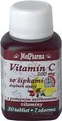 MedPharma VITAMÍN C 500MG so šípkami