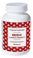 Naturvita Reishi + Zinek a Vitamín C 60 kapsúl