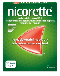 Nicorette invisipatch 10 mg/16 h transder. náplasť