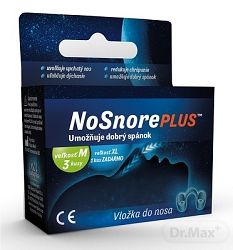 NOSNORE PLUS Silikónová vložka do nosa