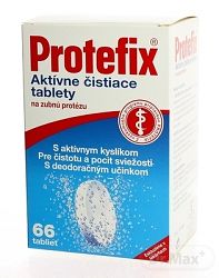 Protefix Aktivne čistiace tablety na zubnú protézu 66 tablet