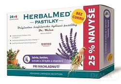 Simply You Herbal Med bez cukru šalvia ženšen Vitamín C 30 pastiliek