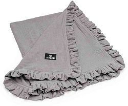 T TOMI Muslin Blanket deka Grey