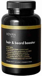 Venira Hair & beard booster kapsuly na podporu hormonálnej rovnováhy pre mužov 80 kapsúl