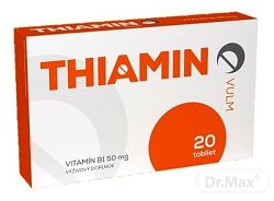 Vulm Thiamin Vitamín B1 50 mg 20 tabliet