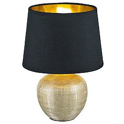 Sconto Stolná lampa LUXOR biela/strieborná